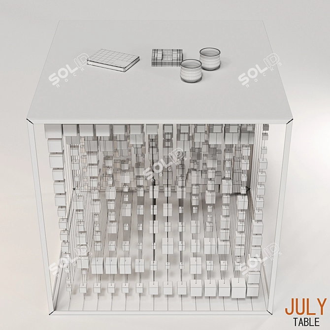 Modern Juli Coffee Table 3D model image 3