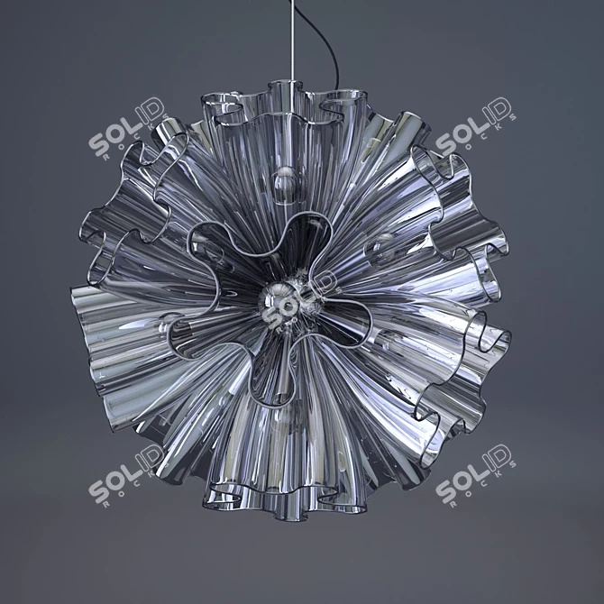 Elegant AXO Light Blum Pendant 3D model image 2