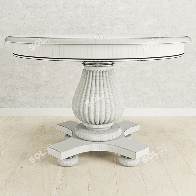 Eastridge Round Dining Table 3D model image 3