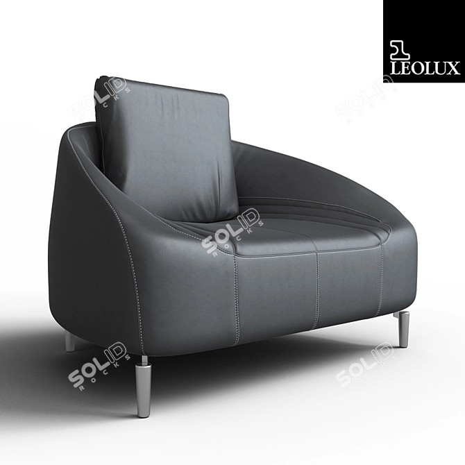 Luxurious Leolux Loveseat: Vol de Reve 3D model image 1