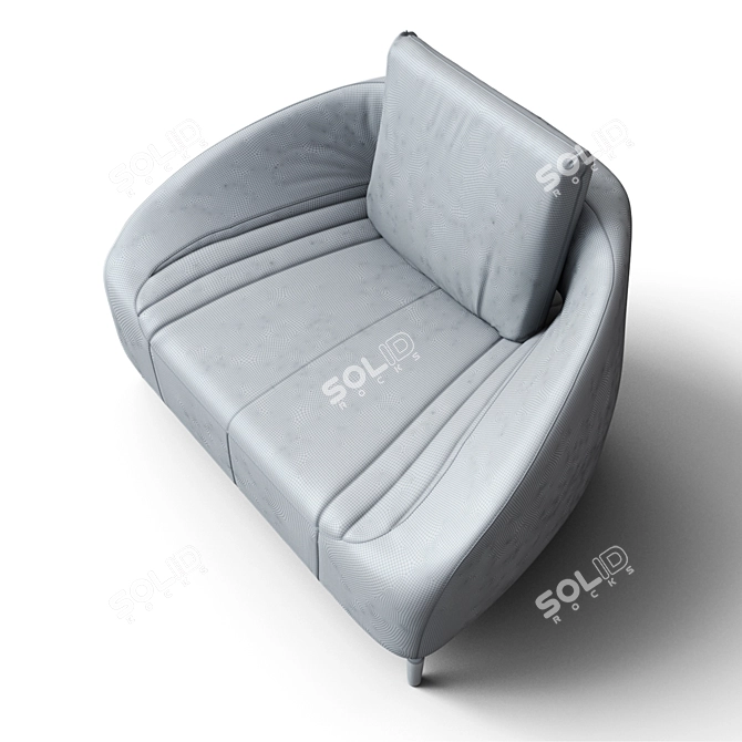 Luxurious Leolux Loveseat: Vol de Reve 3D model image 3