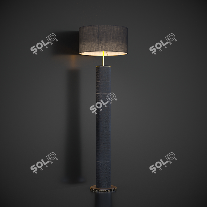 Exotic Reptilian Floor Lamp: Unleash Your Primal Desires! 3D model image 2