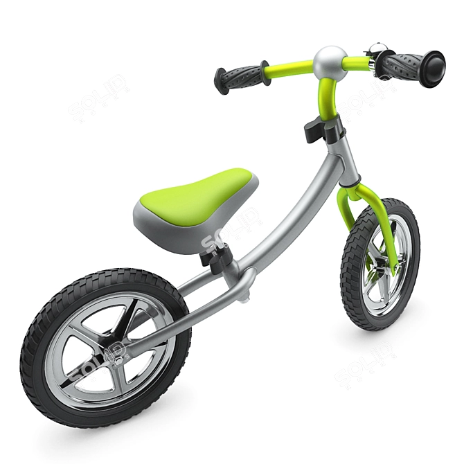 Playful Pedals: Kids Bike Model 3D model image 2