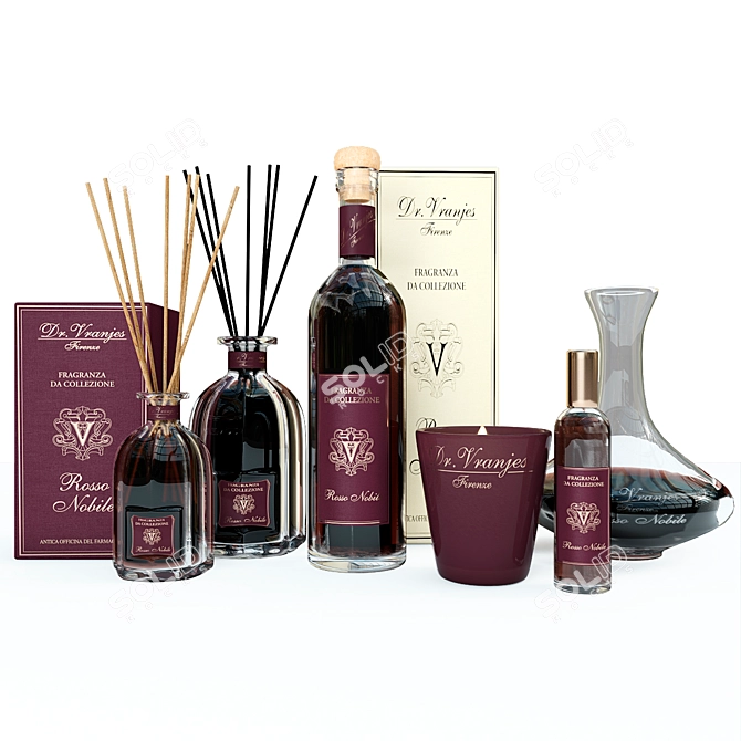 Dr. Vranjes Rosso Nobile Fragrance Set 3D model image 2