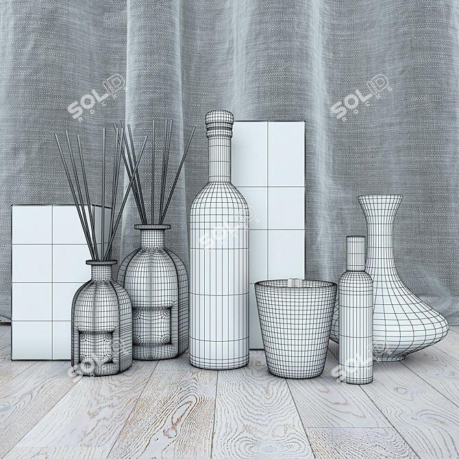 Dr. Vranjes Rosso Nobile Fragrance Set 3D model image 3