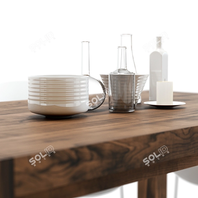 Elegant Scavolini Agape & Chatty Set 3D model image 2