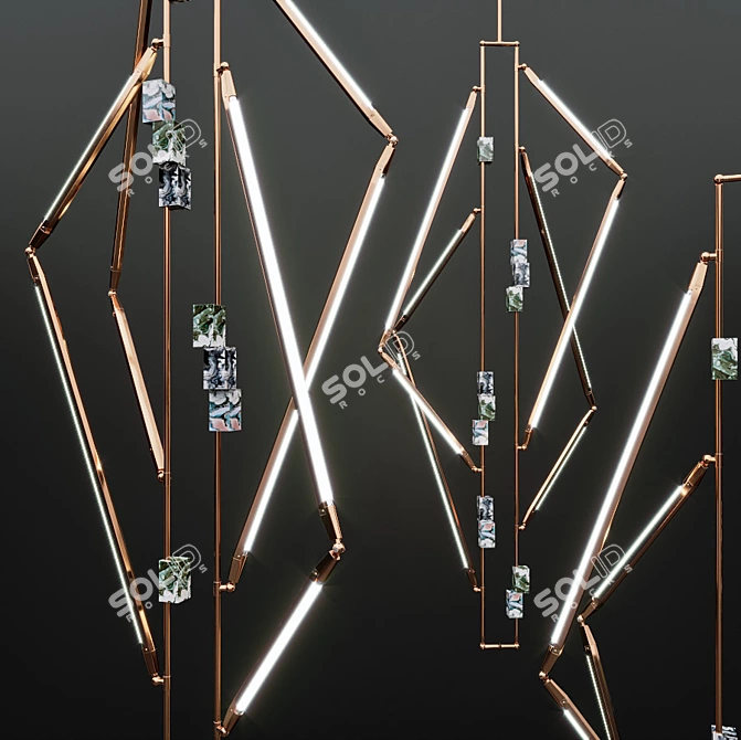 BB x HH Variant: Futuristic Lighting Design 3D model image 2