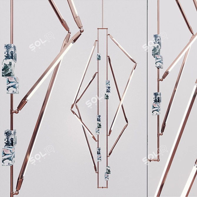 BB x HH Variant: Futuristic Lighting Design 3D model image 3