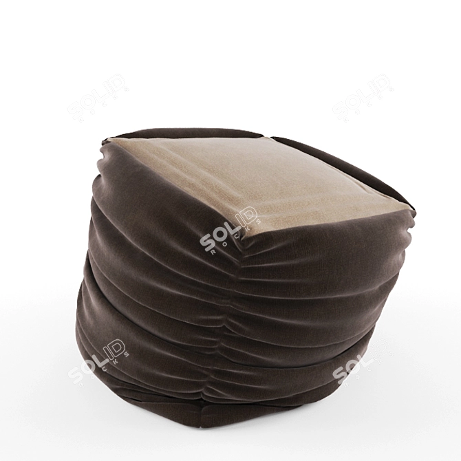 Comfy Bliss Pouf Collection 3D model image 1