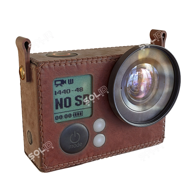 High-Definition Action Camera 3D model image 1