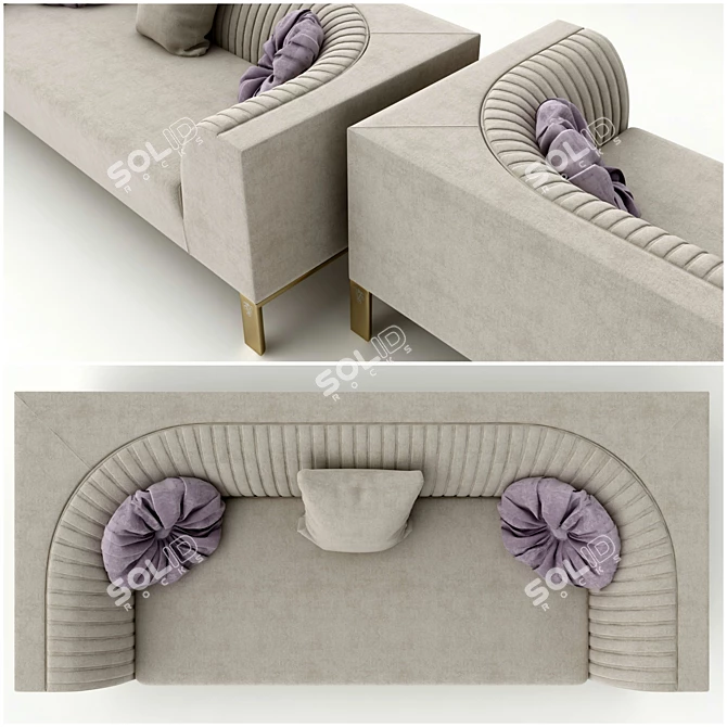 Visionnarie Capitol Sofa 3D model image 2