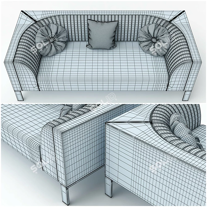 Visionnarie Capitol Sofa 3D model image 3