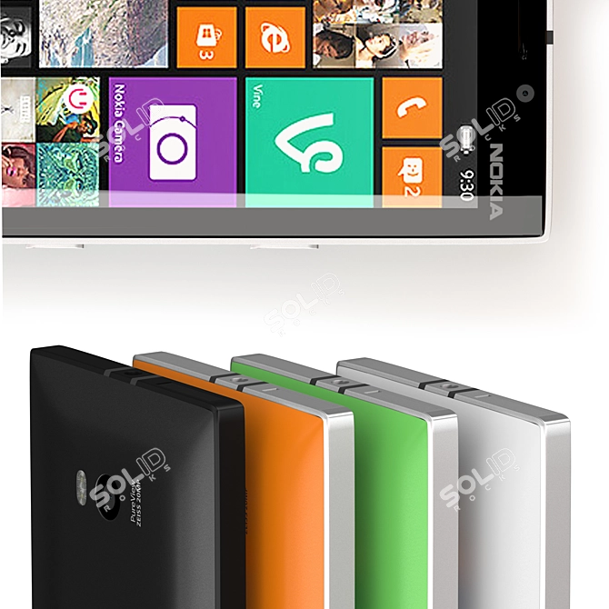 Nokia Lumia 930 - Stylish and Compact 3D model image 2