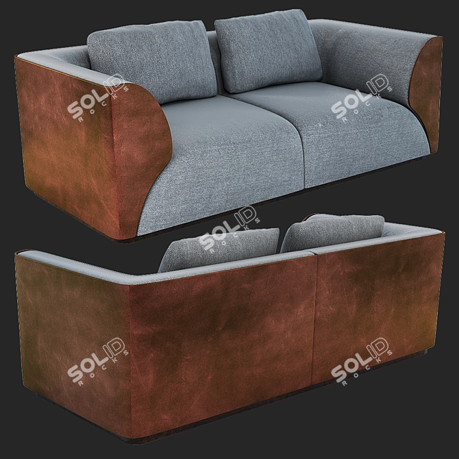 Luxury Bentley Home Sofas 3D model image 3