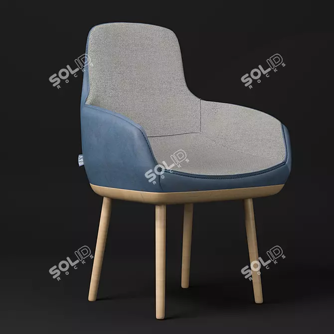 Contour Seat+: Revolutionizing Sitting 3D model image 1