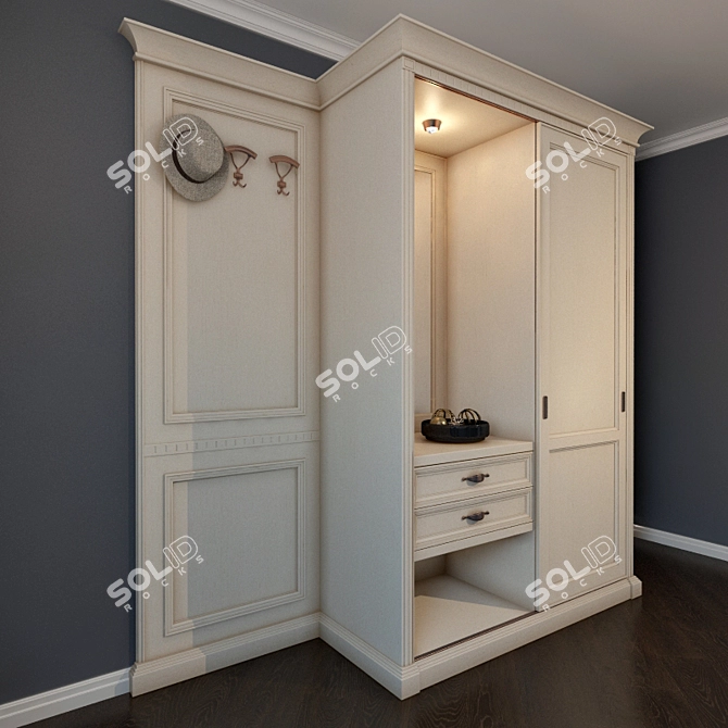 Italian Classic Hallway by Mr.Doors 3D model image 2