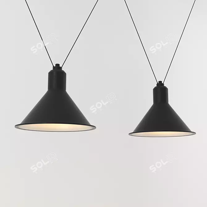 Dynamic Glow: Acrobatic Lamps 3D model image 3