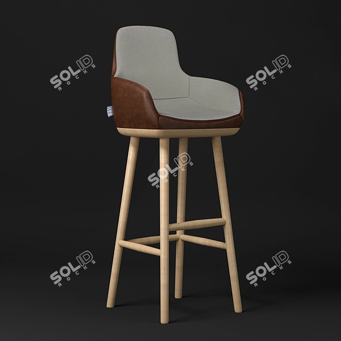 Elevate Bar Seating 3D model image 1