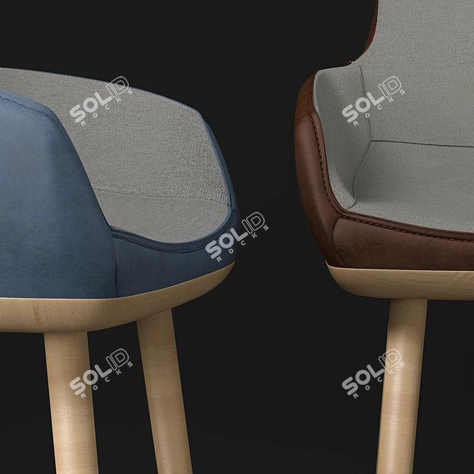 Elevate Bar Seating 3D model image 3