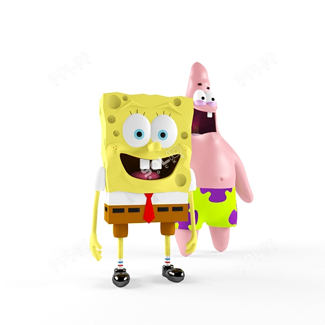 SpongeBob and Patrick Adventure Set 3D model image 2