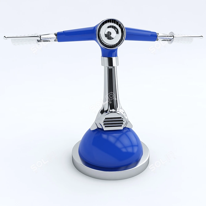 Title: Retro Scooter Lamp 3D model image 1