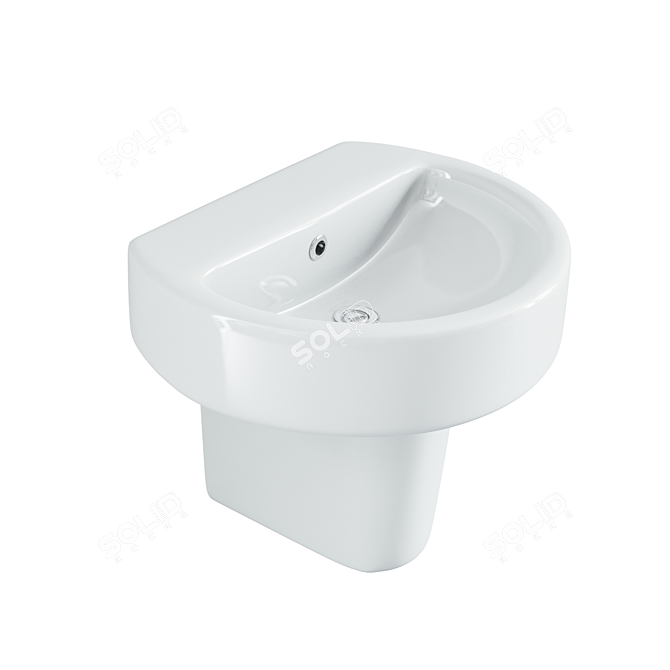 Sanita Luxe Best Wash Basin 3D model image 1