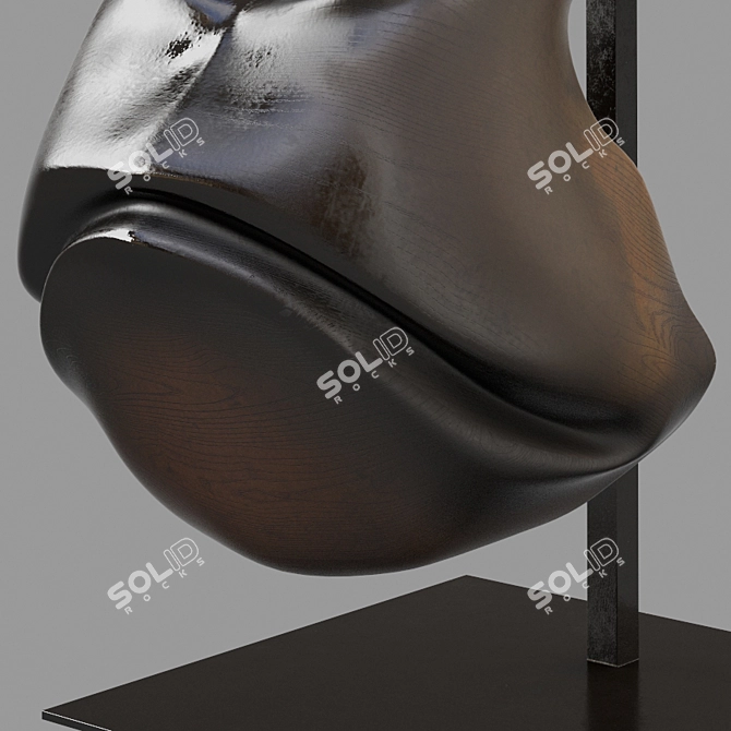 Garel's Gorilla Mask III: Detailed Sculpture 3D model image 3