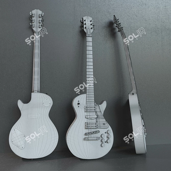 Epiphone Custom Modified Les Paul 3D model image 3