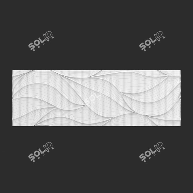 Nitra White Ceramic Tile: Elegant and Timeless 3D model image 3