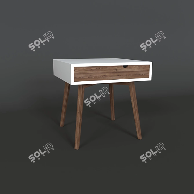 Elegant Coffee Table with Drawer by Horm.it 3D model image 2