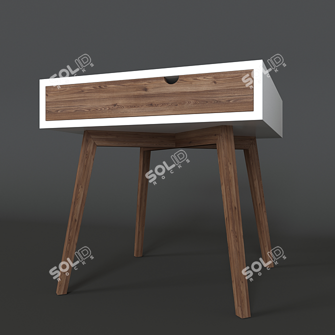 Elegant Coffee Table with Drawer by Horm.it 3D model image 3