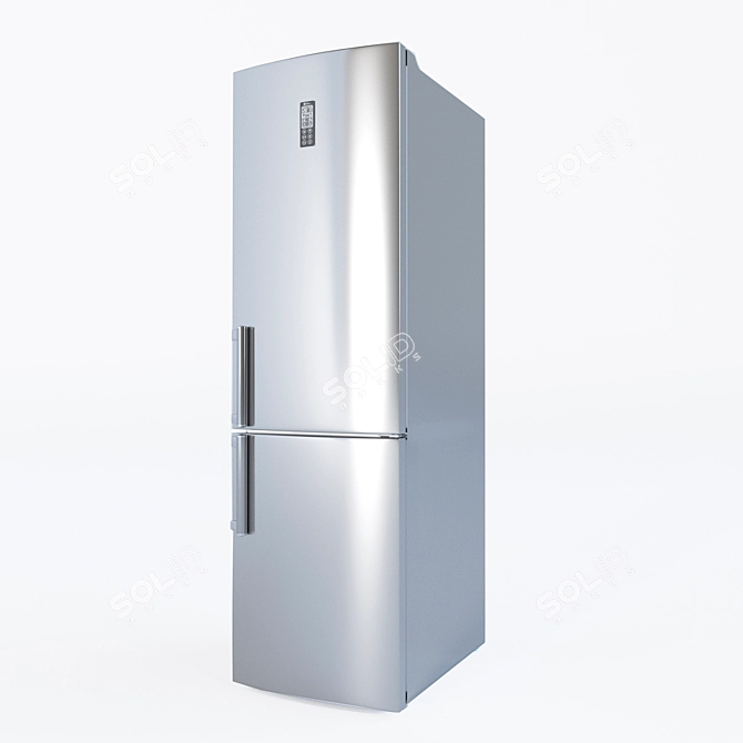 LG GA-B489ZMKZ Refrigerator: Superior Cooling, Spacious Design 3D model image 1