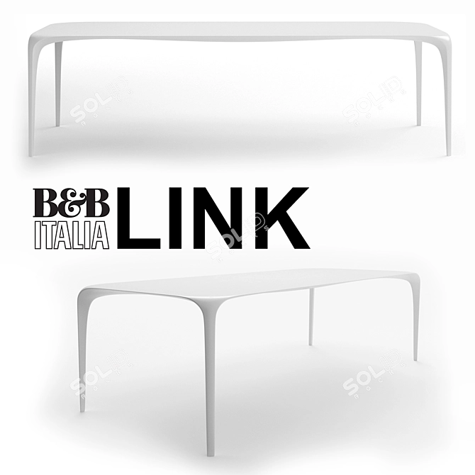 B&B Italia Link - Stylish Designer Tables 3D model image 1