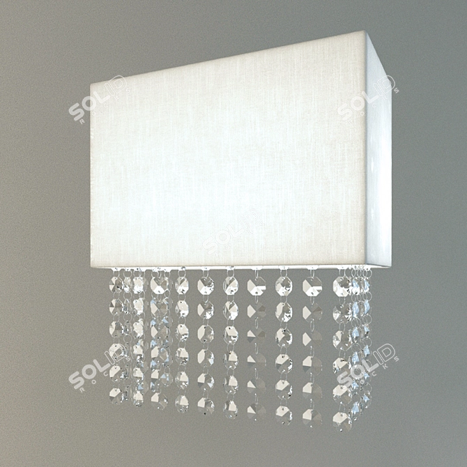 Elegant Wall Lamp, Phoenix 3D model image 2