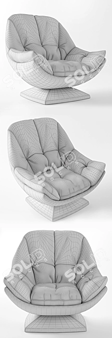 Italian Nieri Polo Armchair 3D model image 3