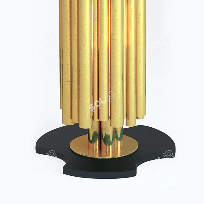 Brubeck Floor Lamp: Elegant and Modern 3D model image 2