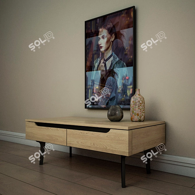 Cosmo Sandy Coffee Table Set 3D model image 3