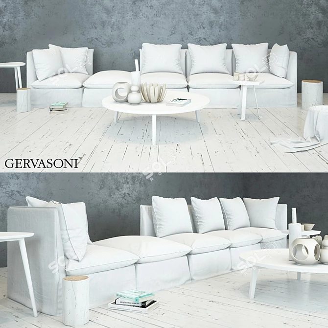 Gervasoni Ghost 06P: Timeless Elegance 3D model image 1