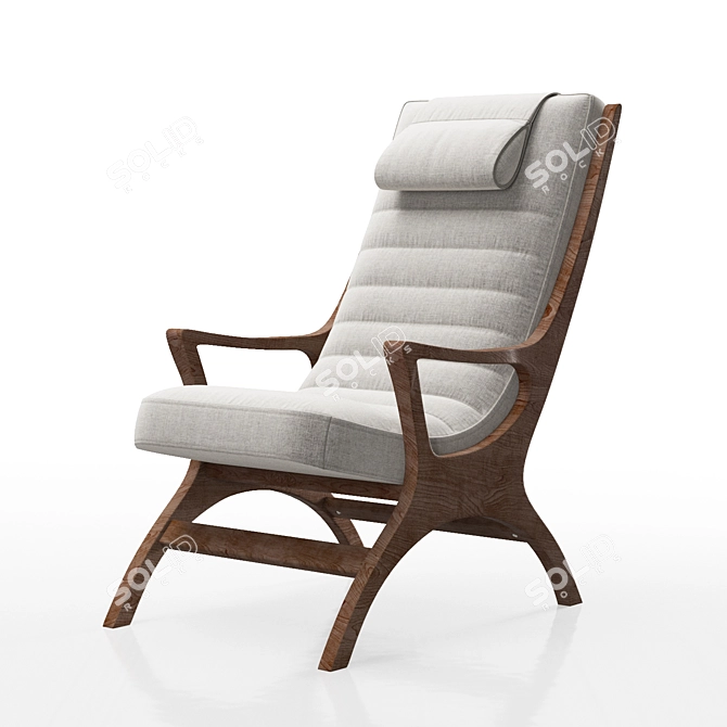 Costa Bella Olivia: Stylish Seat for Ultimate Comfort 3D model image 1