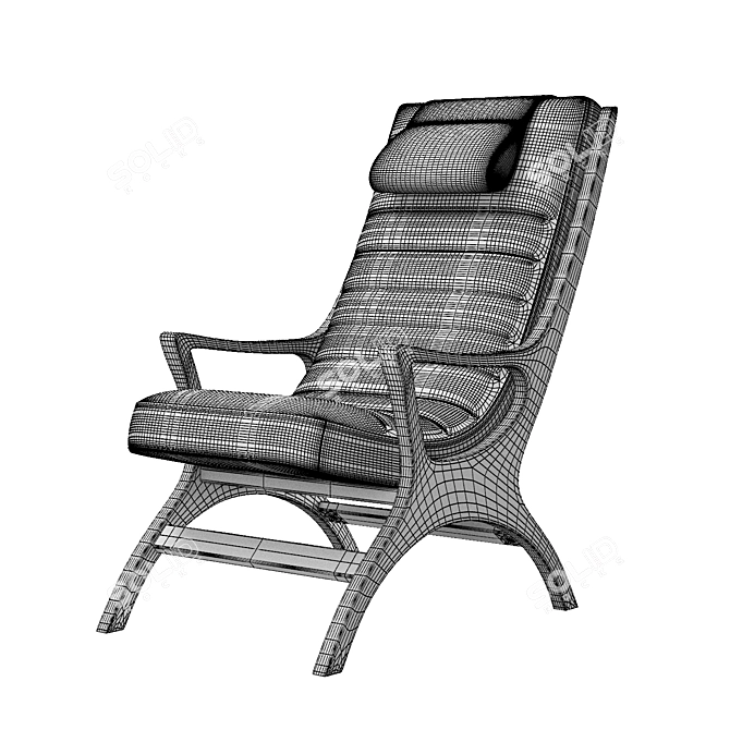 Costa Bella Olivia: Stylish Seat for Ultimate Comfort 3D model image 3