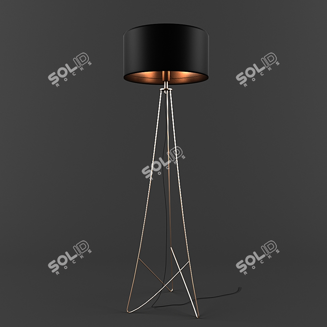 Elegant ELGO 90201 Floorlamp 3D model image 1