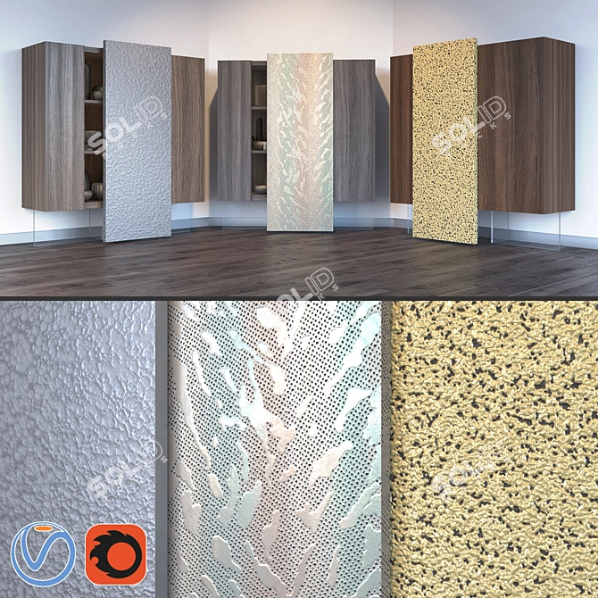 Italian Inspired Chest Alterego ACERBIS with Renner Decor 3D model image 1