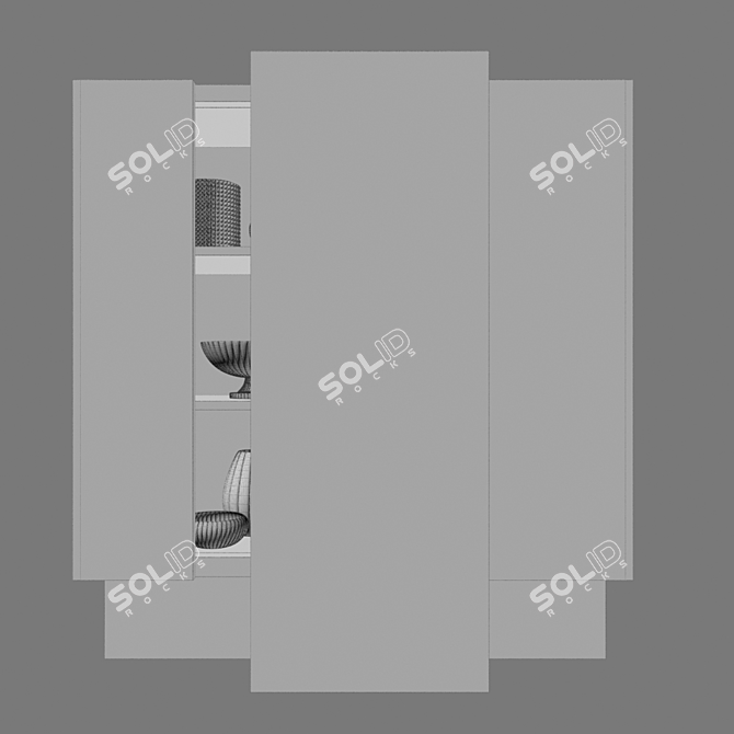 Italian Inspired Chest Alterego ACERBIS with Renner Decor 3D model image 3