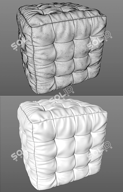 Title: MarvelousDesigner Poof + Cinema 4D Cylinder 3D model image 2