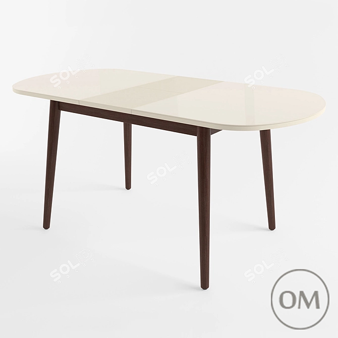 Versatile Table Base for Any Space 3D model image 1