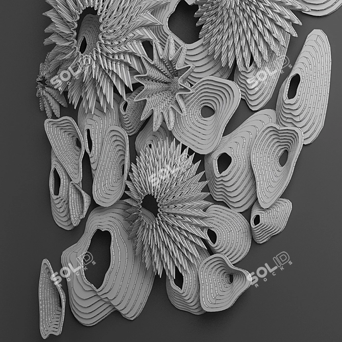 Elegant Parametric Decor 3D model image 3