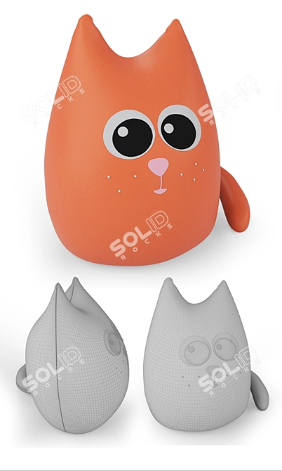 Stress Relief Toys: Sooty, Smokey, Spark 3D model image 3