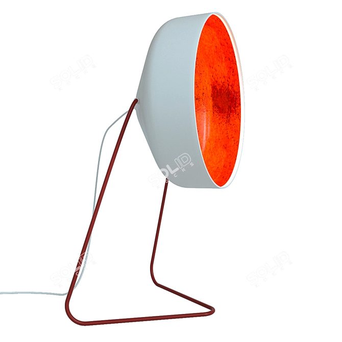 CYRCUS F CEMENTO Modern Floor Lamp 3D model image 2