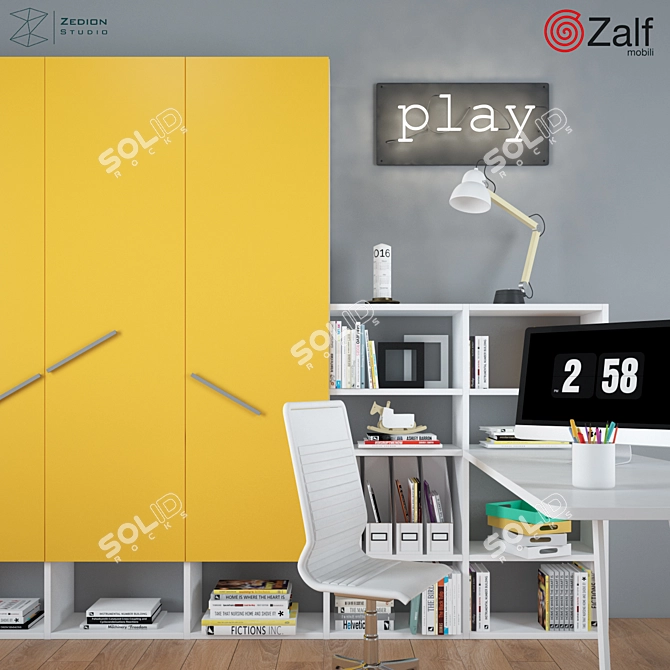 Magical Wardrobe: Perfect for Kids' Bedrooms 3D model image 2