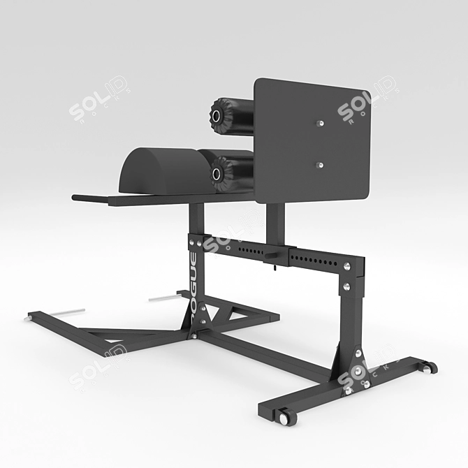 Rogue GH-1 Hyperextension Trainer 3D model image 2